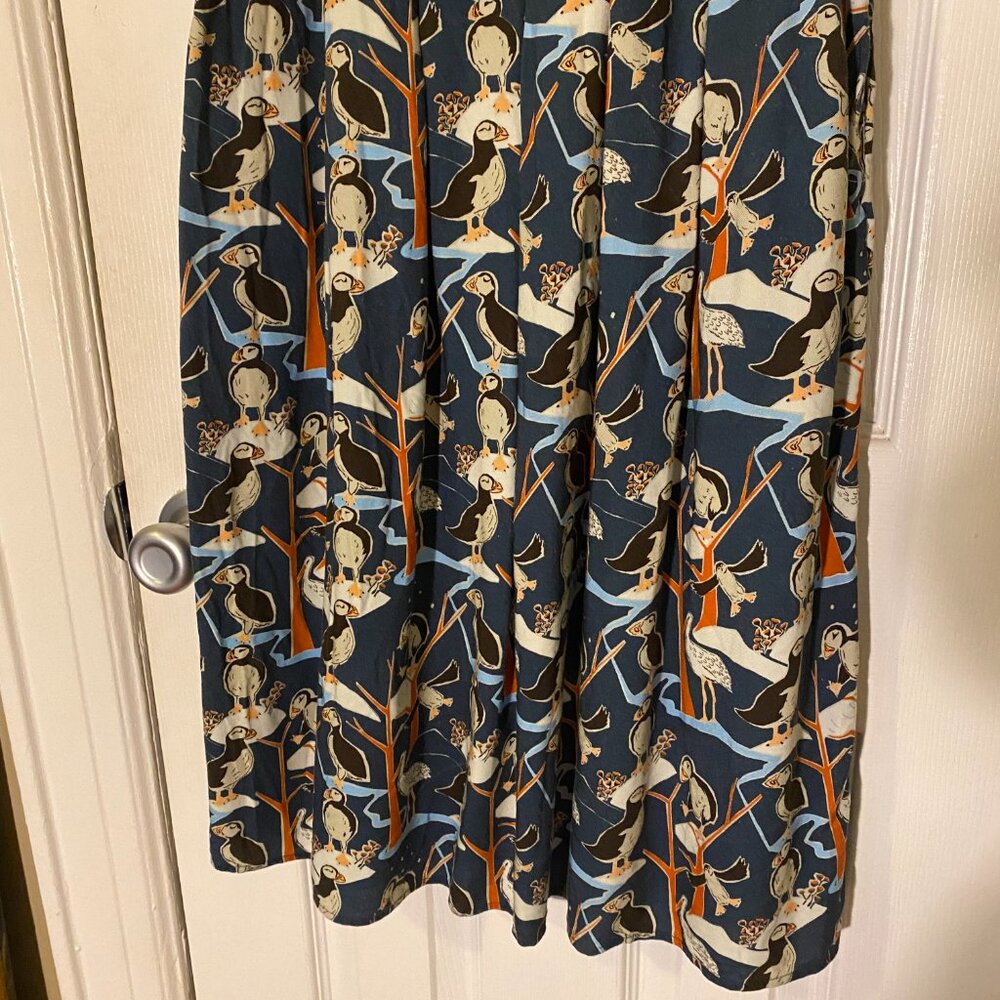 Palava Cynthia Dress in Blue Puffins - Picture 8 of 14